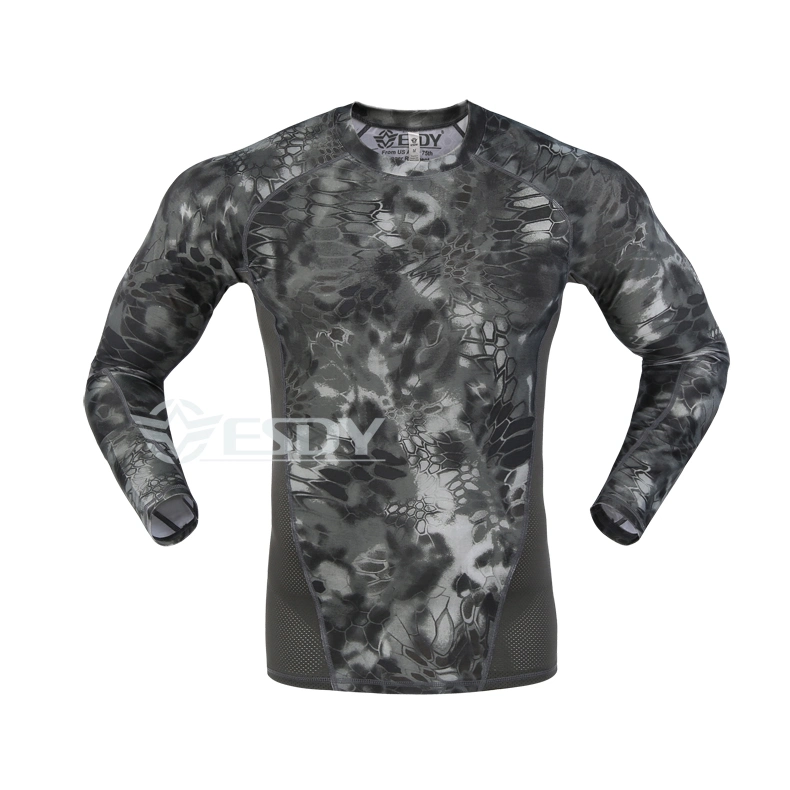 Tactical Quick-Drying Long Sleeve Shirt Combat Military Shirt Camouflage