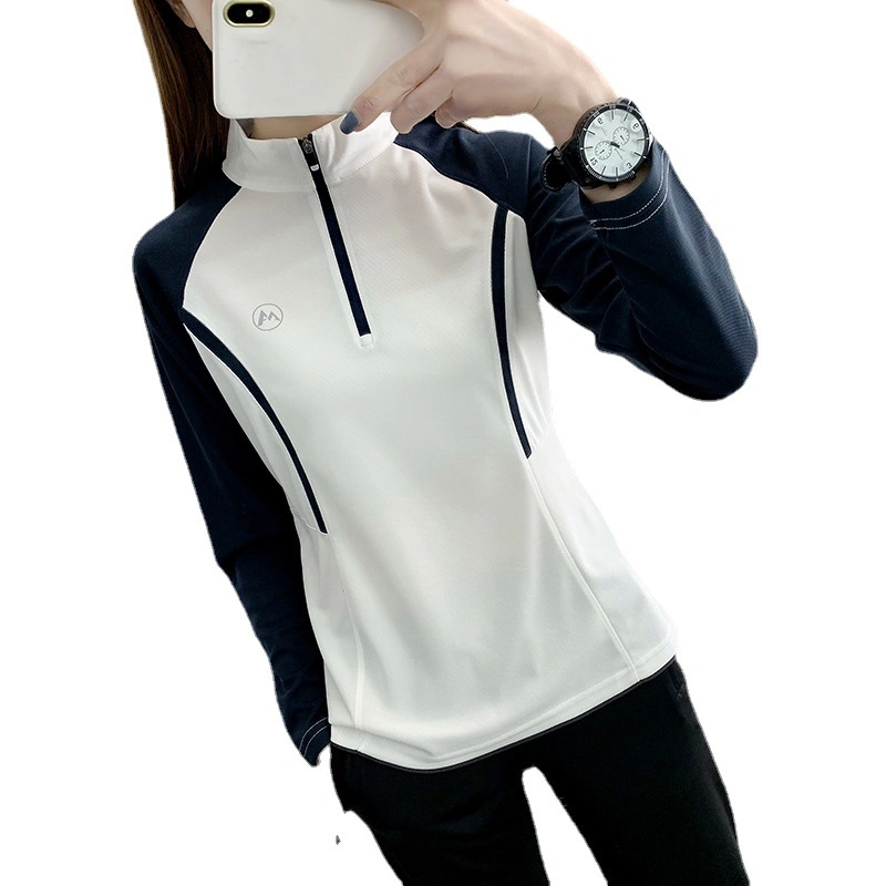 Quick Drying Clothes Women&prime;s Long Sleeve Running Stretch Fitness Loose