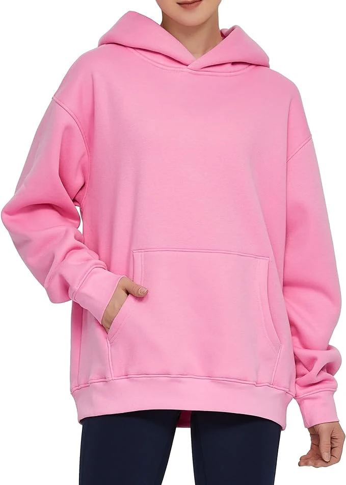 Women&prime;s Oversized Breathable Hoodie Loose Fit Soft Fleece Pullover Hooded Sweatshirt with Pockets