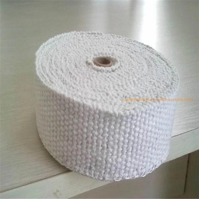 1260c High Temperature Thermal Insulation Fibre Wool Textiles Heat Resistant Seal Ceramic Fiber Tape Sleeve with 304 310 Ss Stainless Steel Wire Insert