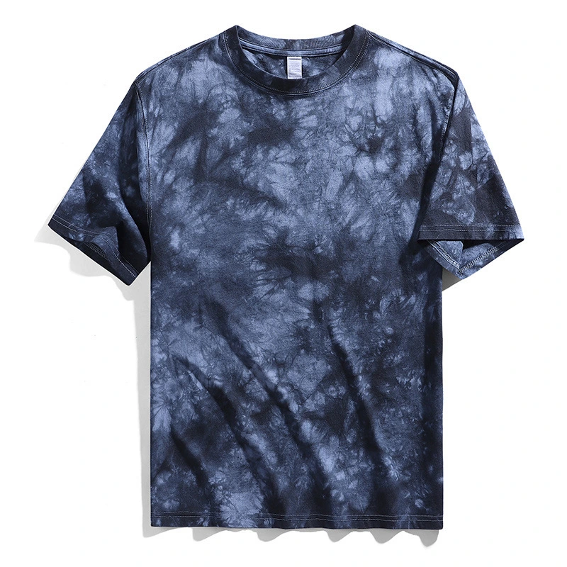 Custom 100% Cotton Tie-Dye T-Shirts Mens Comfortable Colorful Unisex T-Shirts Wholesale