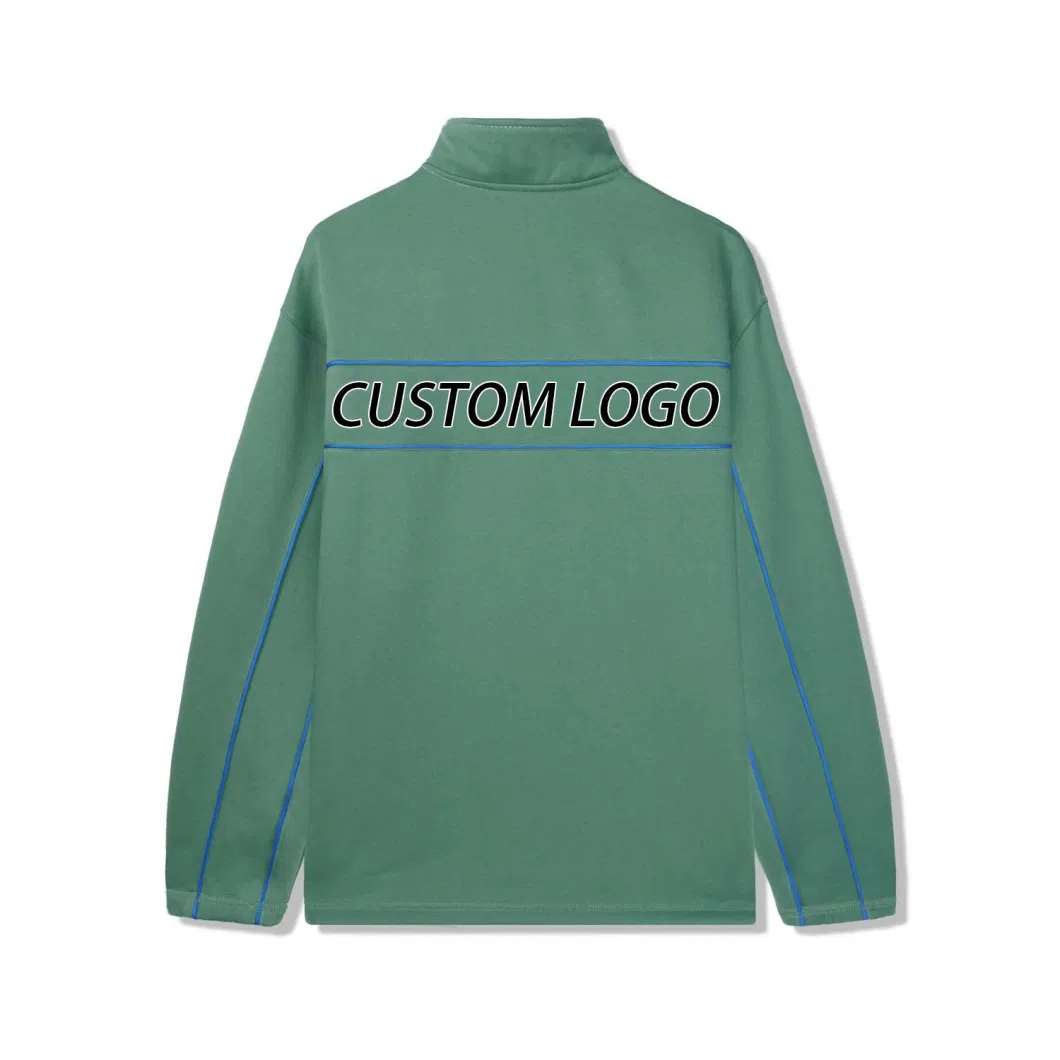 Pipe 1/4 Zip Pullover Sweatshirt Custom Heavy Weight 10oz (330 GSM) Fleece 1/4 Zip Pullover with Embroidery Logo