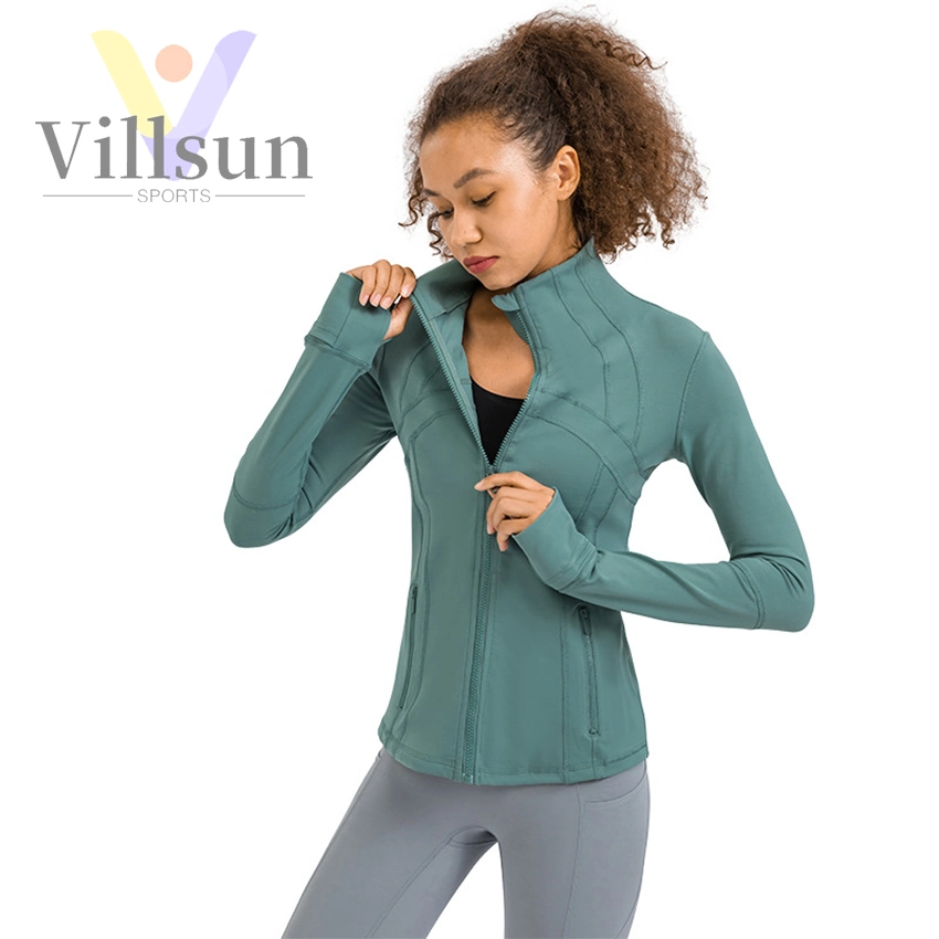 Womens Quarter Zip Running Pullover Jackets Long Sleeve Workout Tops