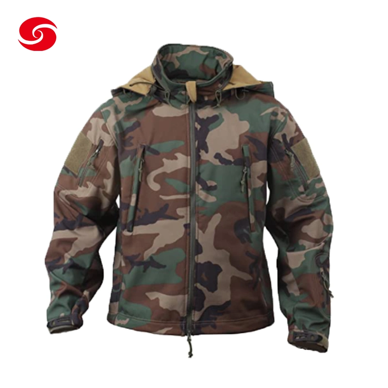 High Quality Wholesale Custom Soft Shell Jacket with Logo Military Camouflage Mens Jacket