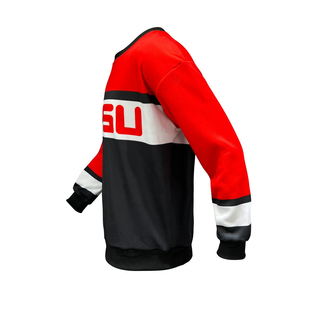 Design Embroidery Custom Sublimation Quick Dry Breathable Gym Long Sleeve Compression Running