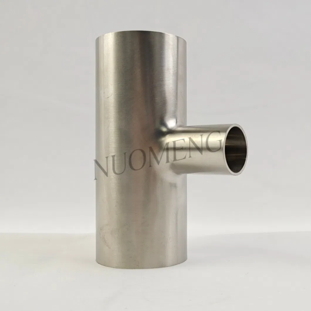 Sanitary Stainless Steel Pharmaceuticals, Food, Beverages Pipe Fitting Welded/Clamped/Long/Short/Equal Tee (SMS-No. NM033146)