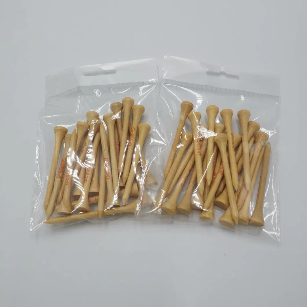 Personalized Colored Bamboo/Wooden Long Golf Tees Wholesale