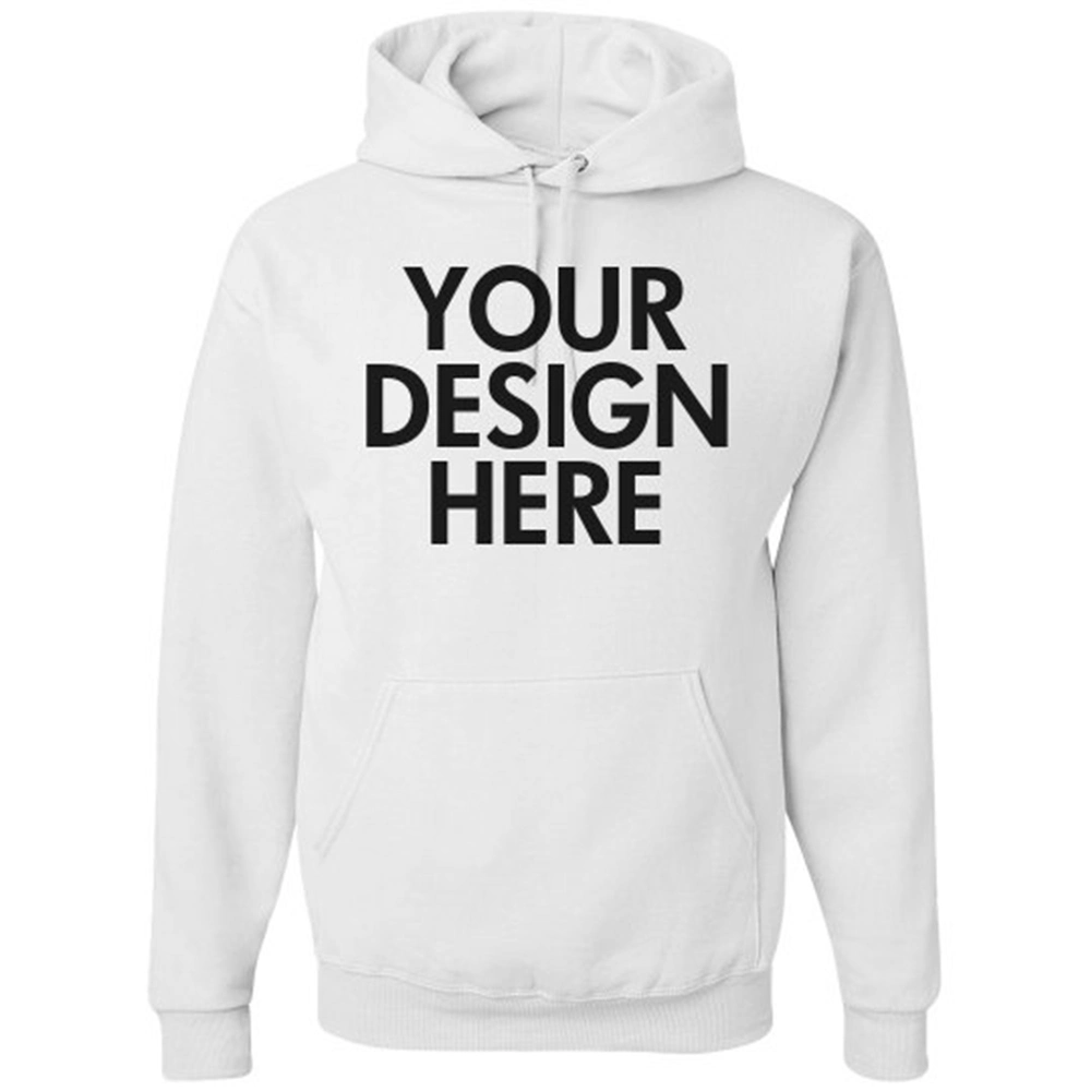 Designer Sportwear Apparel 100% Cotton Oversize Blank Full Face Zip Hoodies for Men