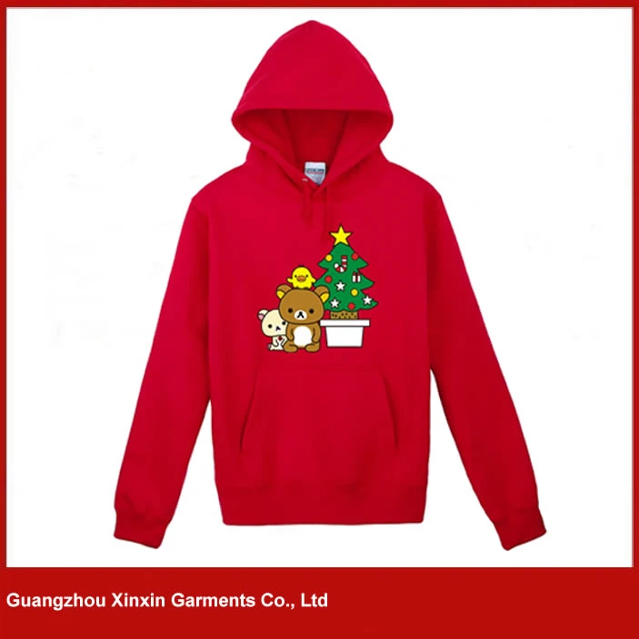 Printed Zipper up Red Sports Hoody Sweater for Men and Women (T39)