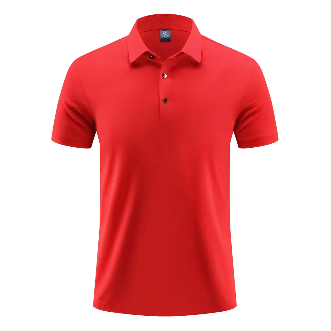 Wholesale High Quality Unisex Custom Your Logo or Pattern 3 Side Polyester Polo Shirts