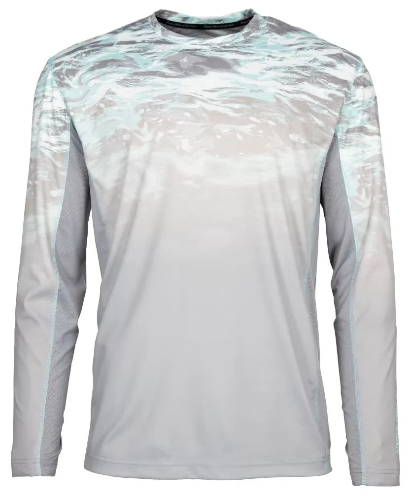 High Quality Custom Your Design Sublimation Printing Long Sleeves Customized Fishing Crewneck Shirts Fitted Jersey Patchwork Breathable T Shirt