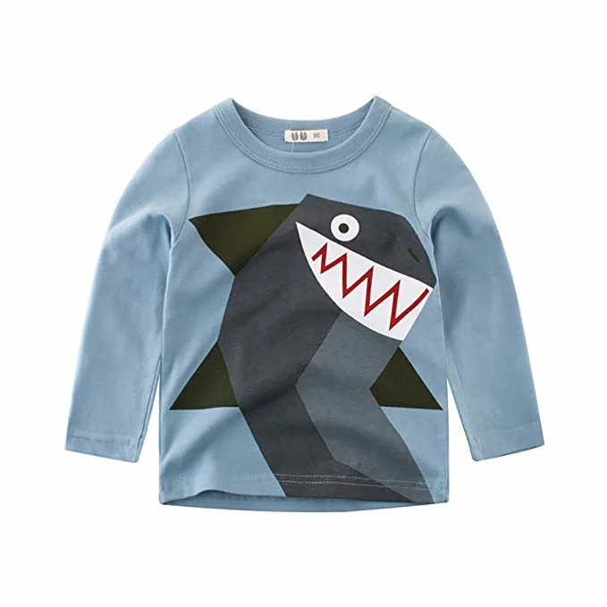 Kids Baby Clothes Cute Cartoon Sweatshirt Long Sleeve Shirt