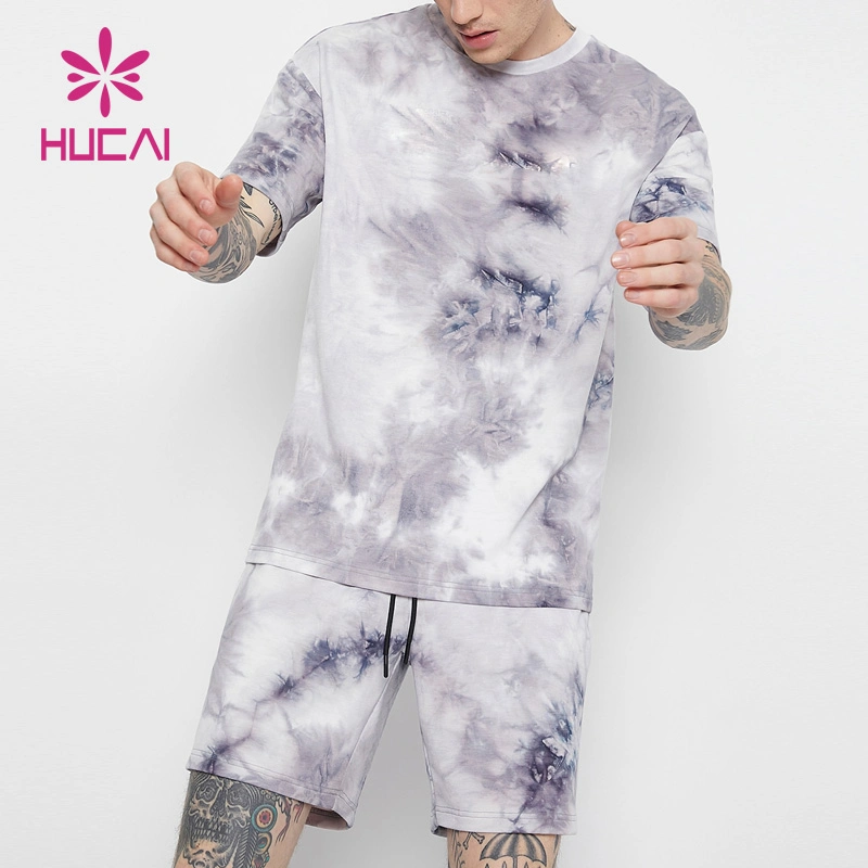 Custom Mens Private Label Fashionable Tie Dye T Shirt