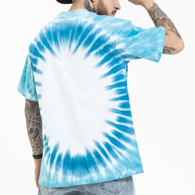 Custom Fashion Mens T-Shirts Size S M L XL XXL Xxxl Tie-Dye Skull Printed Cotton 100% Heavy Weight