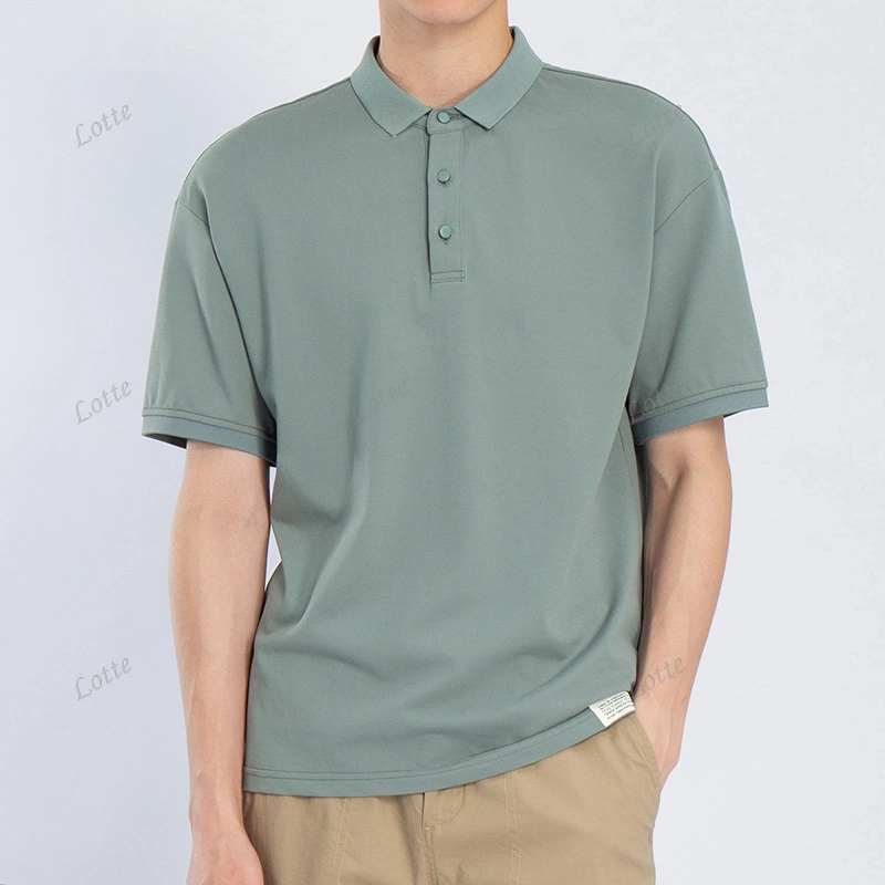 High Quality Cotton Casual Customized Embroidered Uniform Plain Golf Blank T Shirt Mens Polo Shirts