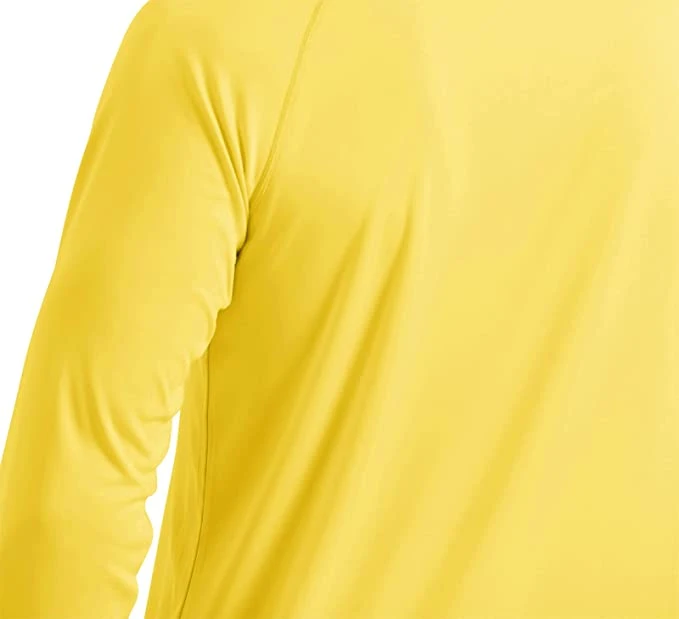 1/4 Zip Long Sleeve Shirt with Pockets Mens Zip Pullover T-Shirt Oversized T-Shirt