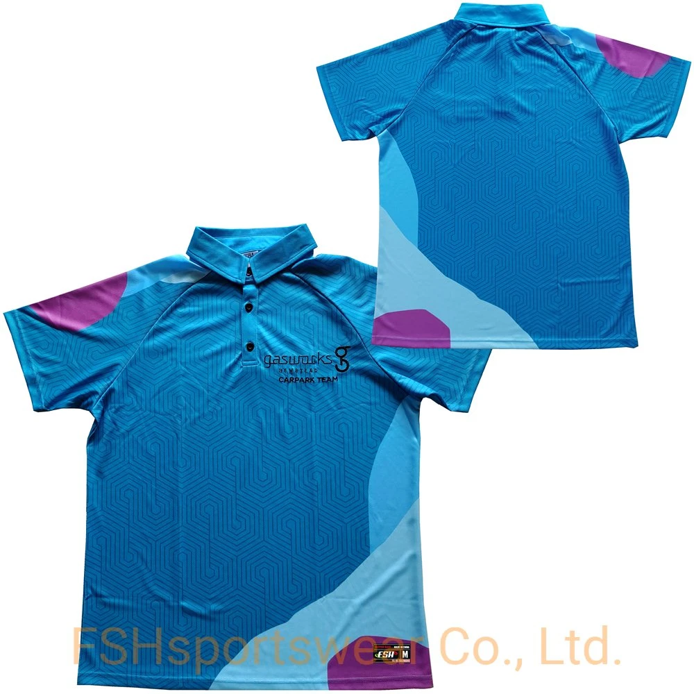 Custom Logo Polyester Men Polo Shirt Dry Fit Breathable Golf Polo Shirts