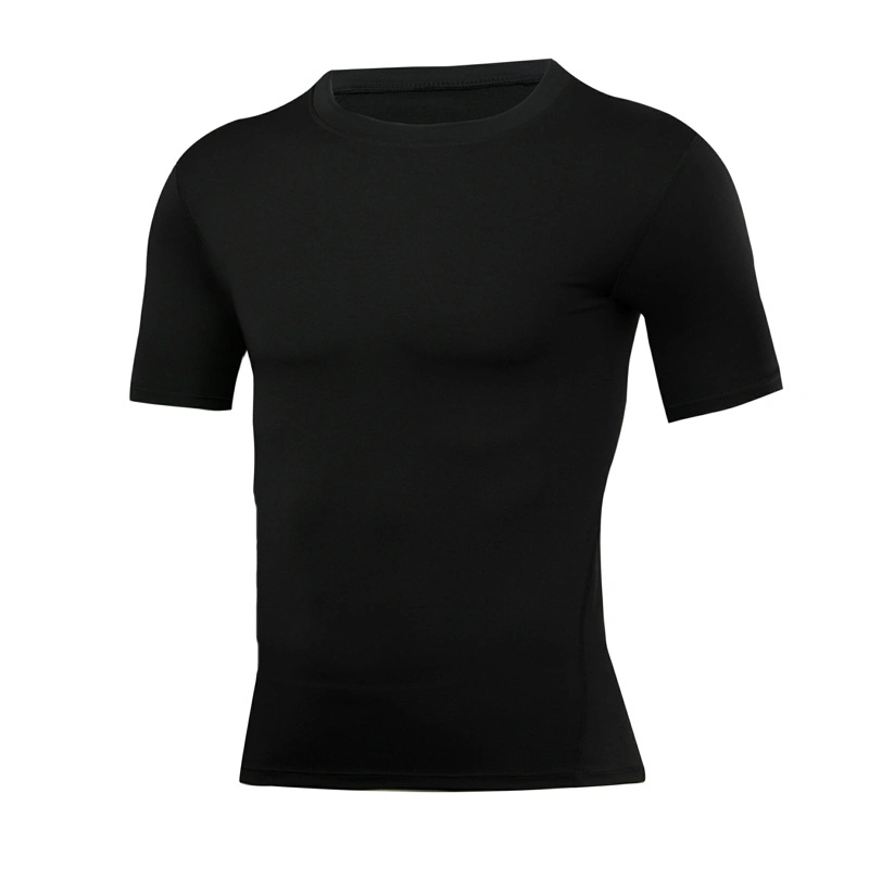 Short-Sleeve Quick-Drying Running Training Men Breathable Elastic Gym Wear Sports Wear T-Shirt