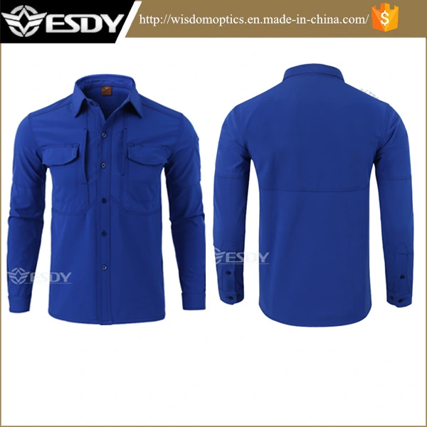 Esdy 11 Color Long Sleeve Soft Shell Tactical Style Fleece Warm Lined Thermal Shirt