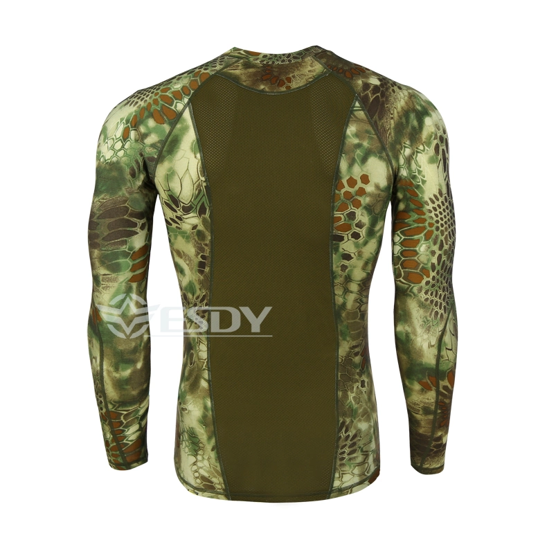 Tactical Quick-Drying Long Sleeve Shirt Combat Military Shirt Camouflage