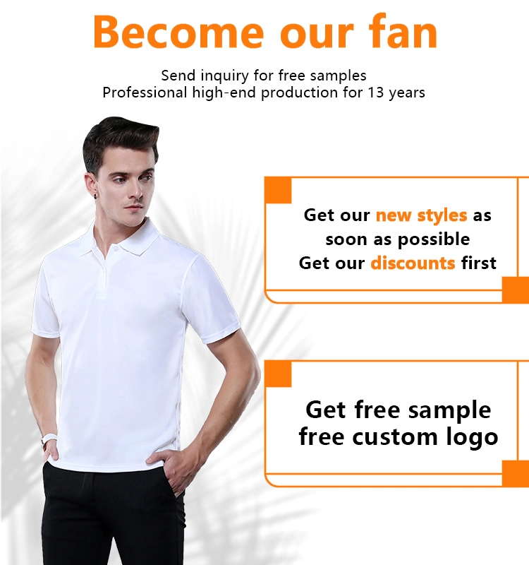 Sales Promotion Custom Logo Solid Color Plain Blank Pique Polyester Embroidery Washed T Shirt Cotton T-Shirts Men&prime;s Polo Shirts