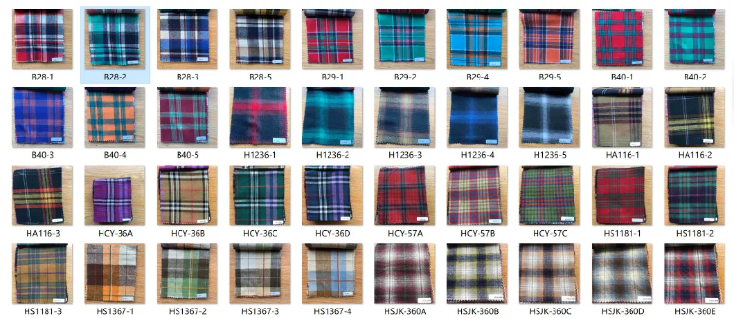 2023 Long Sleeve 100% Cotton Flannel Blouse Plaid Oversized Checked Shirts for Women