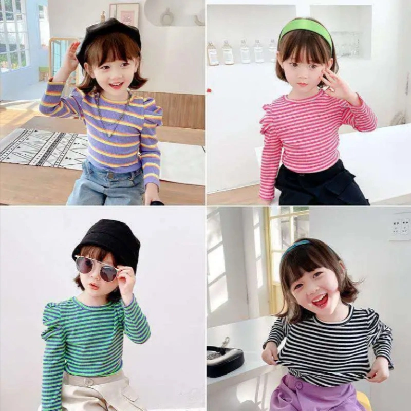 Girls Cozy Chic Cotton Long Sleeve Autumn Shirts