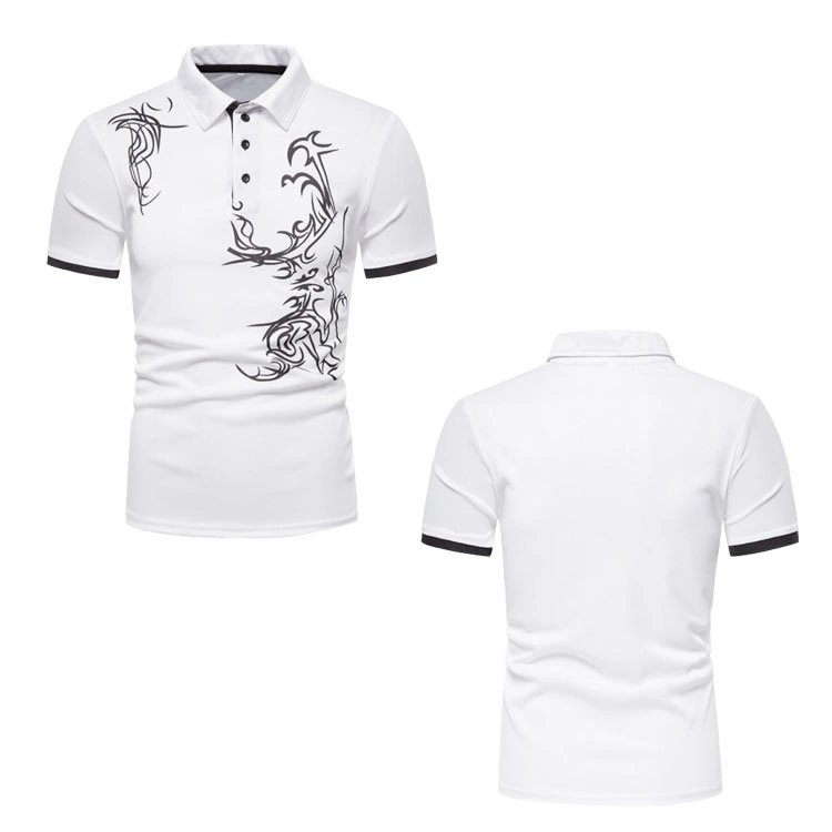 Wholesale Men Clothing Golf Polo T Shirt Mesh Polyester Quick Dry Polo Shirt