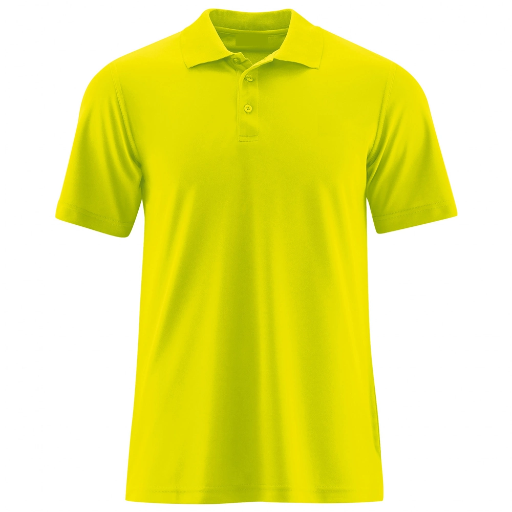 Men Summer Casual Polyester Cotton Short Sleeve Breathable Pique Golf Tennis Big Polo Shirt