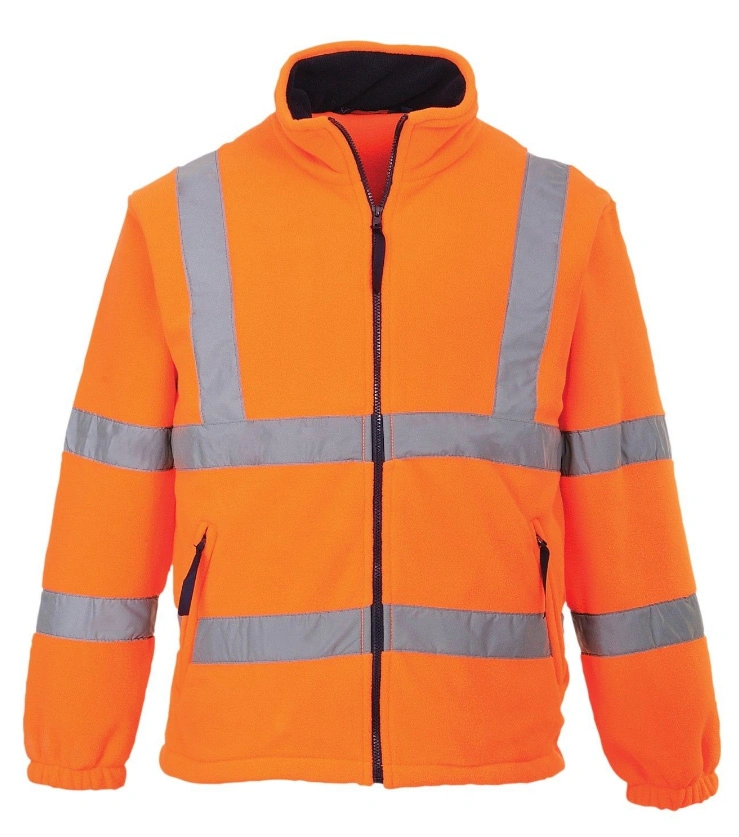 Hot Selling Long Sleeve Winter Clothing High Visibility Fluorescent Reflective Safety Jackets