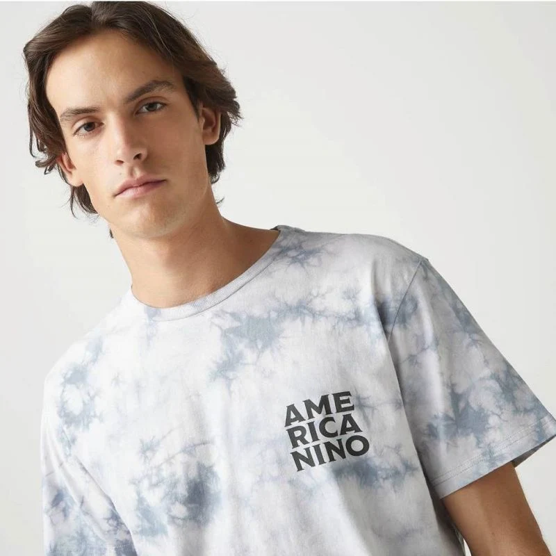 Mens Custom Casual Tie Dye and Printed Crew Neck Short Sleeve T-Shirts