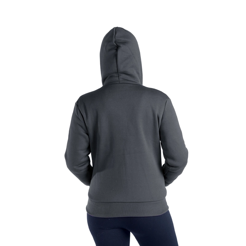 Apparel Manufacturer Full-Front Zipper Fleece Hoodie Solid Color Sweater Women&prime; S Hoodie