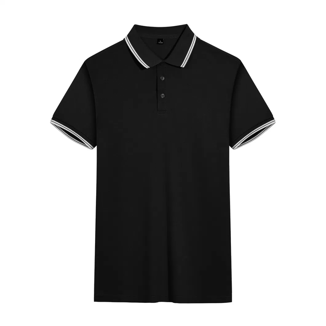 Men Polo T-Shirt Short Sleeve Polo Shirt High Quality Cotton Pique Embroidery or Printing Sports Wear Golf Polo Shirt