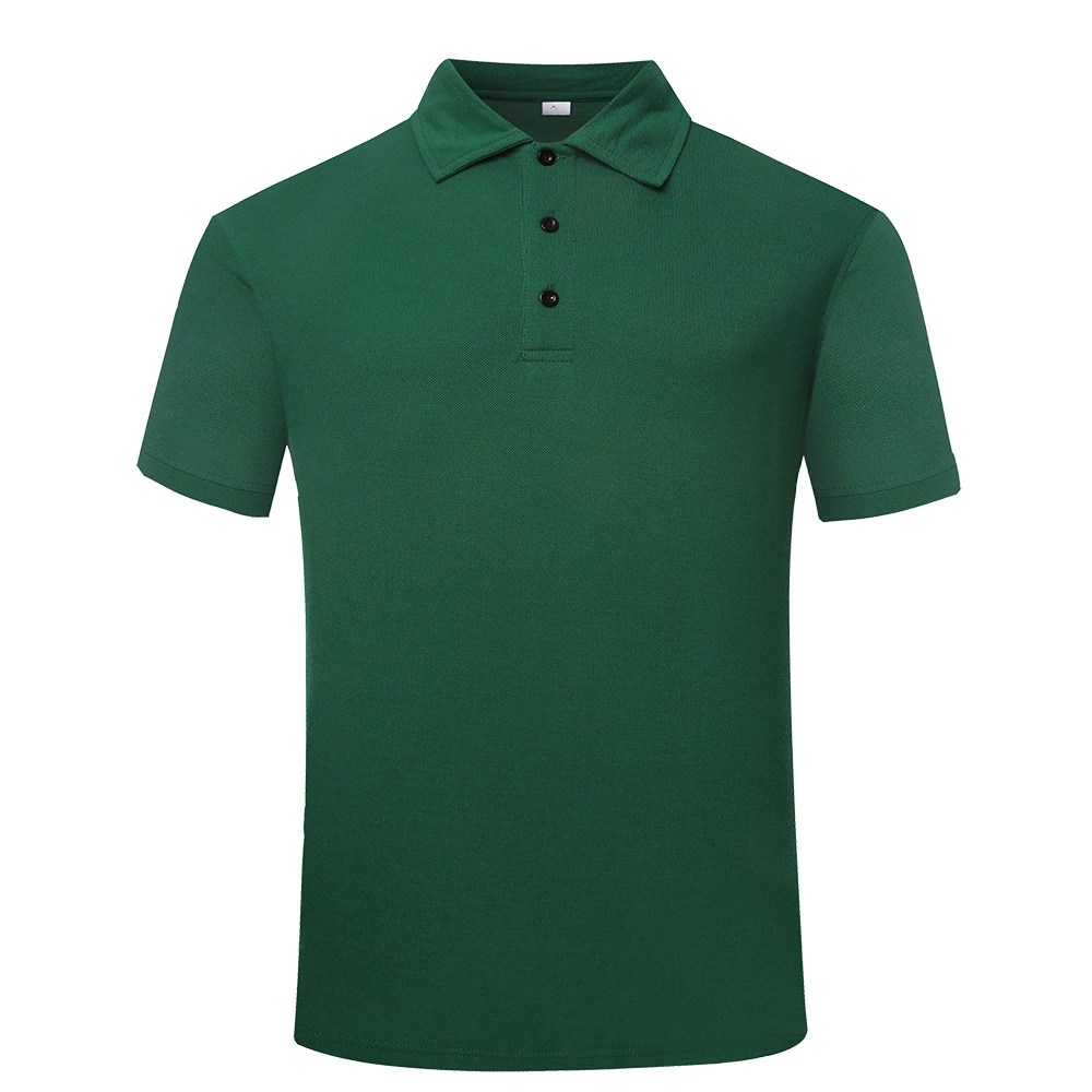 High Quality Work Uniform Business Polo Blank Embroidered Cotton Polyester Mens Plain Golf Polo Shirt with Custom Logo