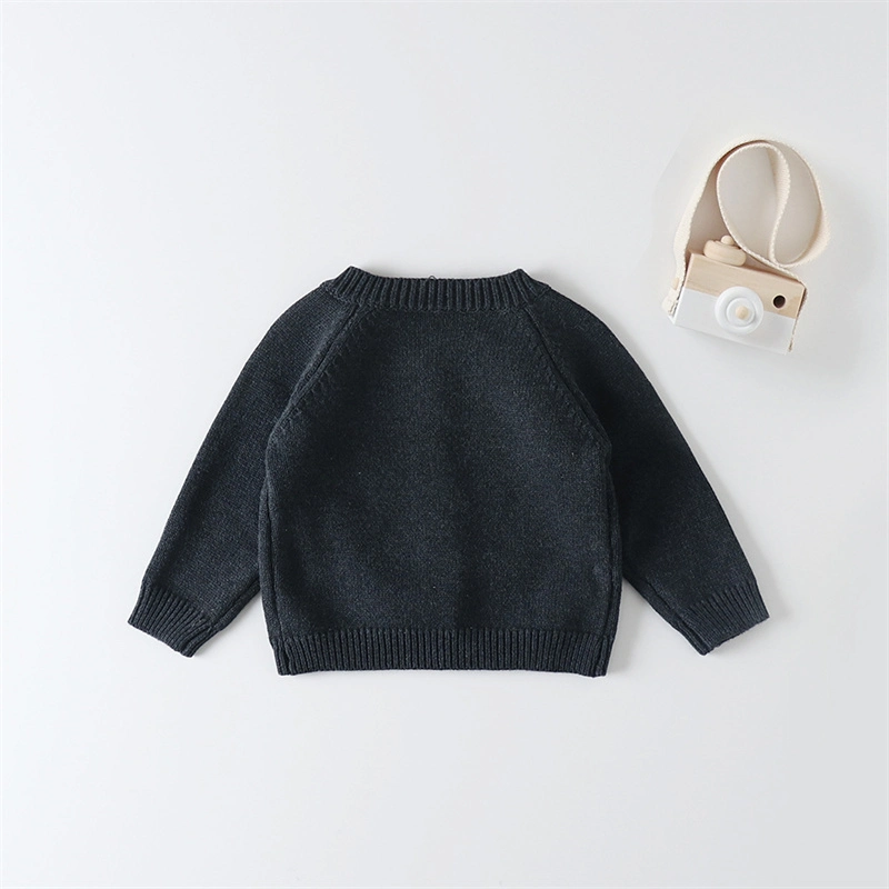 Children Baby Sweater Fashion Petals Collar Knitted Cardigan Jacket Baby Sweater Coat Girls Cardigan Autumn Winter Sweaters