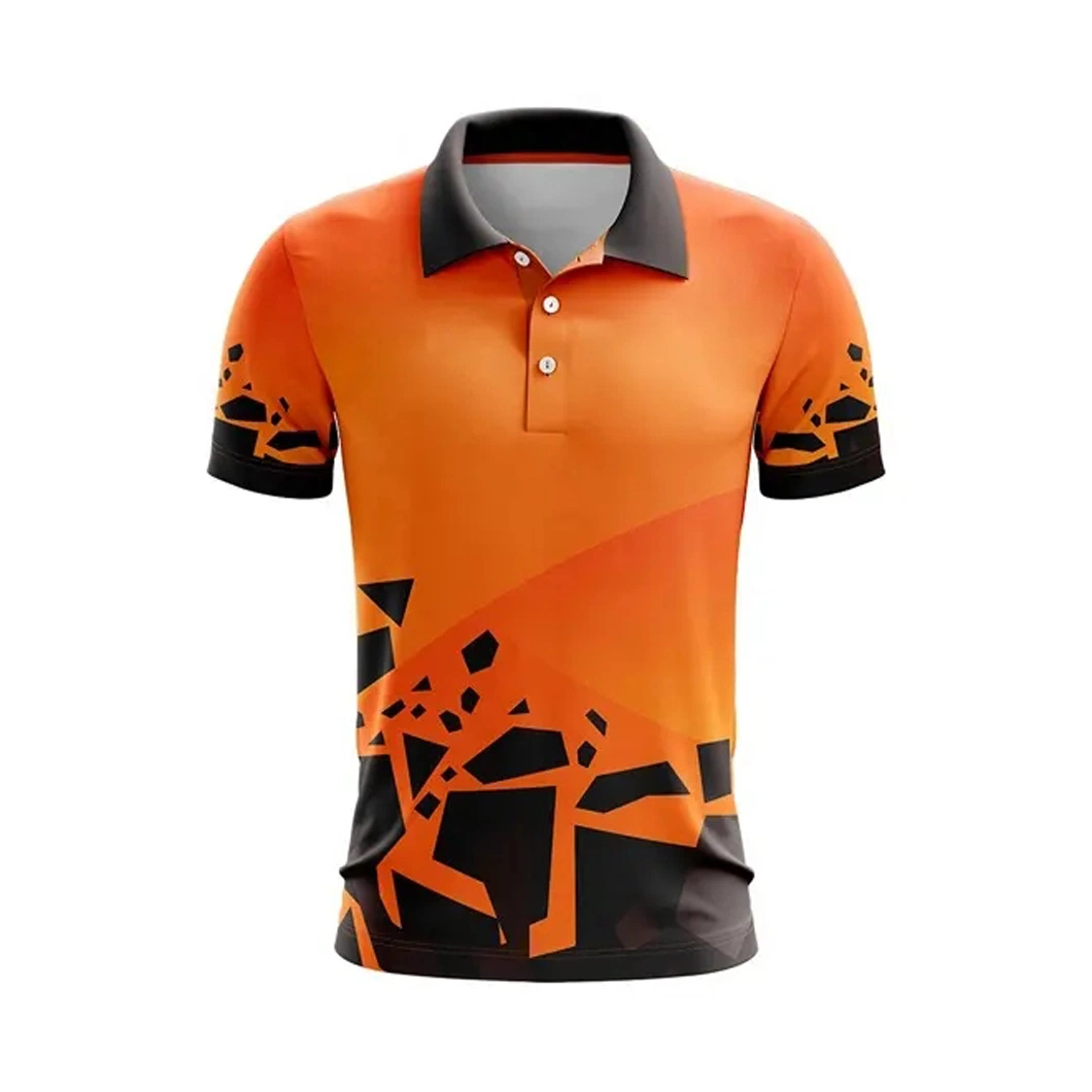 Running Jersey Sublimated Custom T-Shirts 100% Polyester Sublimation Polo Shirt