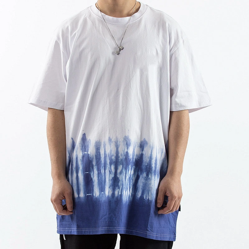 Customized Hot Sale Fashionable Summer New Design Casual Oversize Tie-Dye Men T Shirt