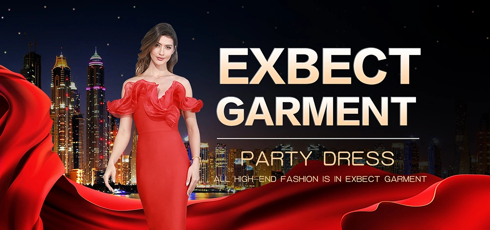 Top Fashion Red Party Elegant with Stone Woman Evening Dress New Design Dress