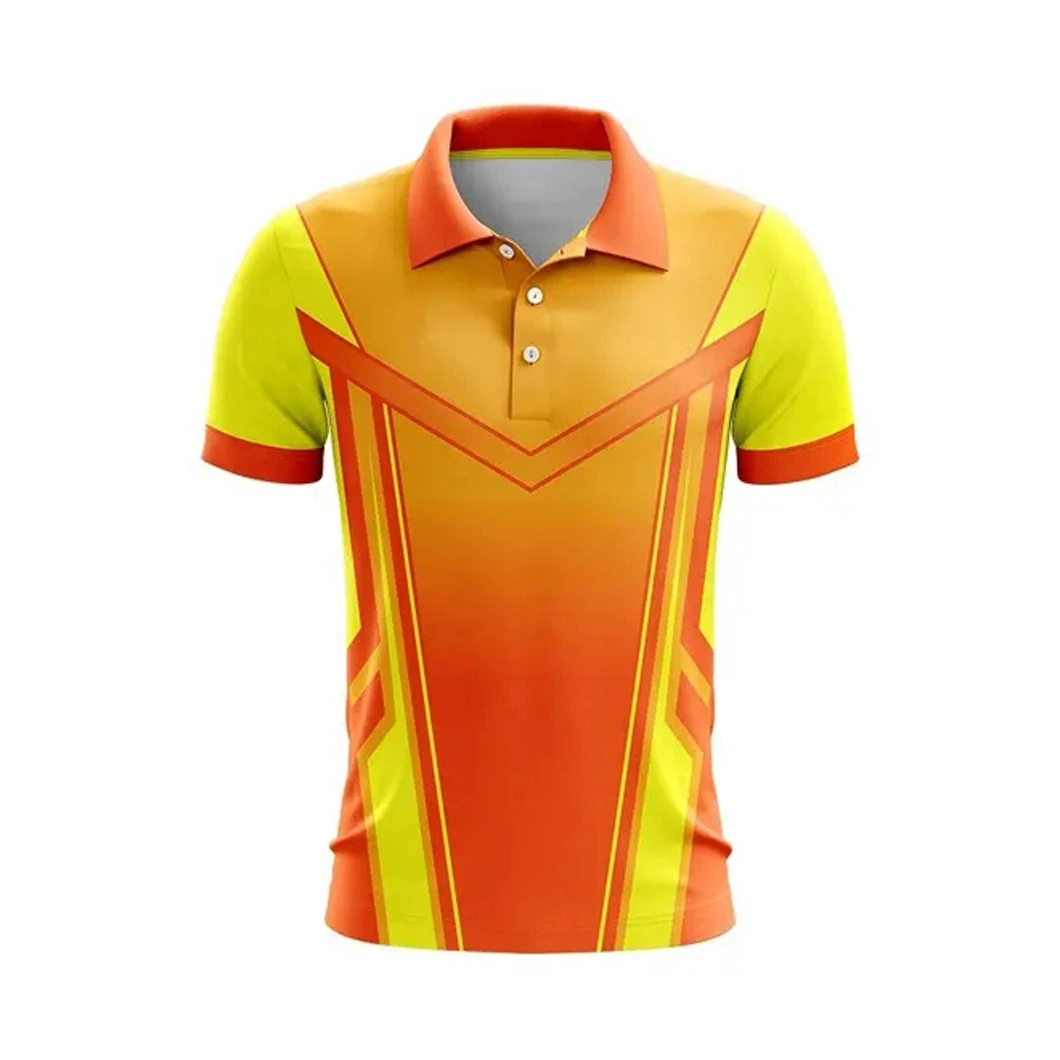 Running Jersey Sublimated Custom T-Shirts 100% Polyester Sublimation Polo Shirt