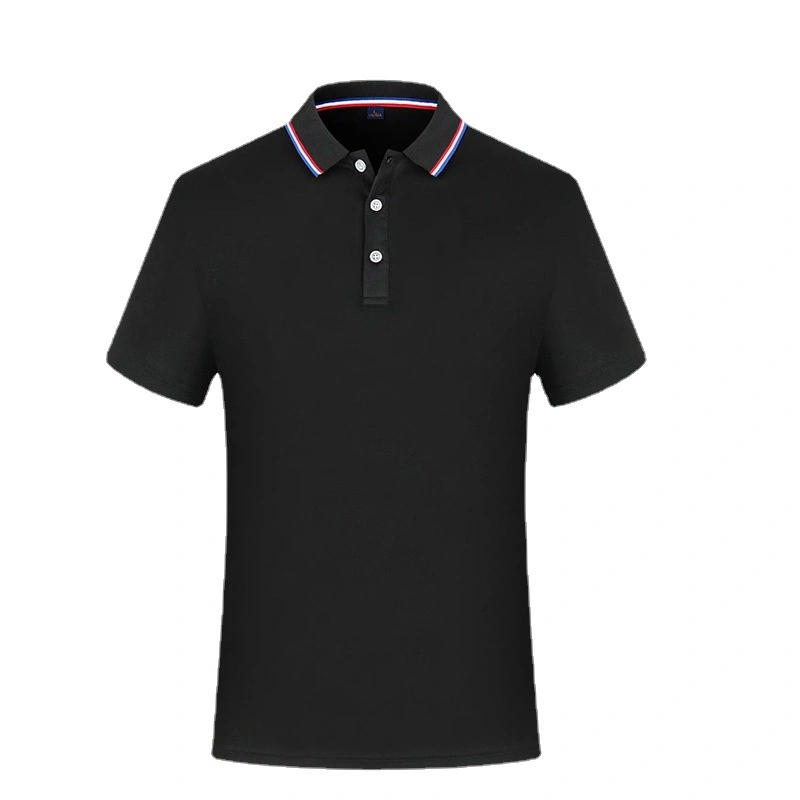 New Custom Polo Shirt Men Golf Shirt with Front Buttons Custom Logo Polyester Spandex Cotton Fabric Polo Shir