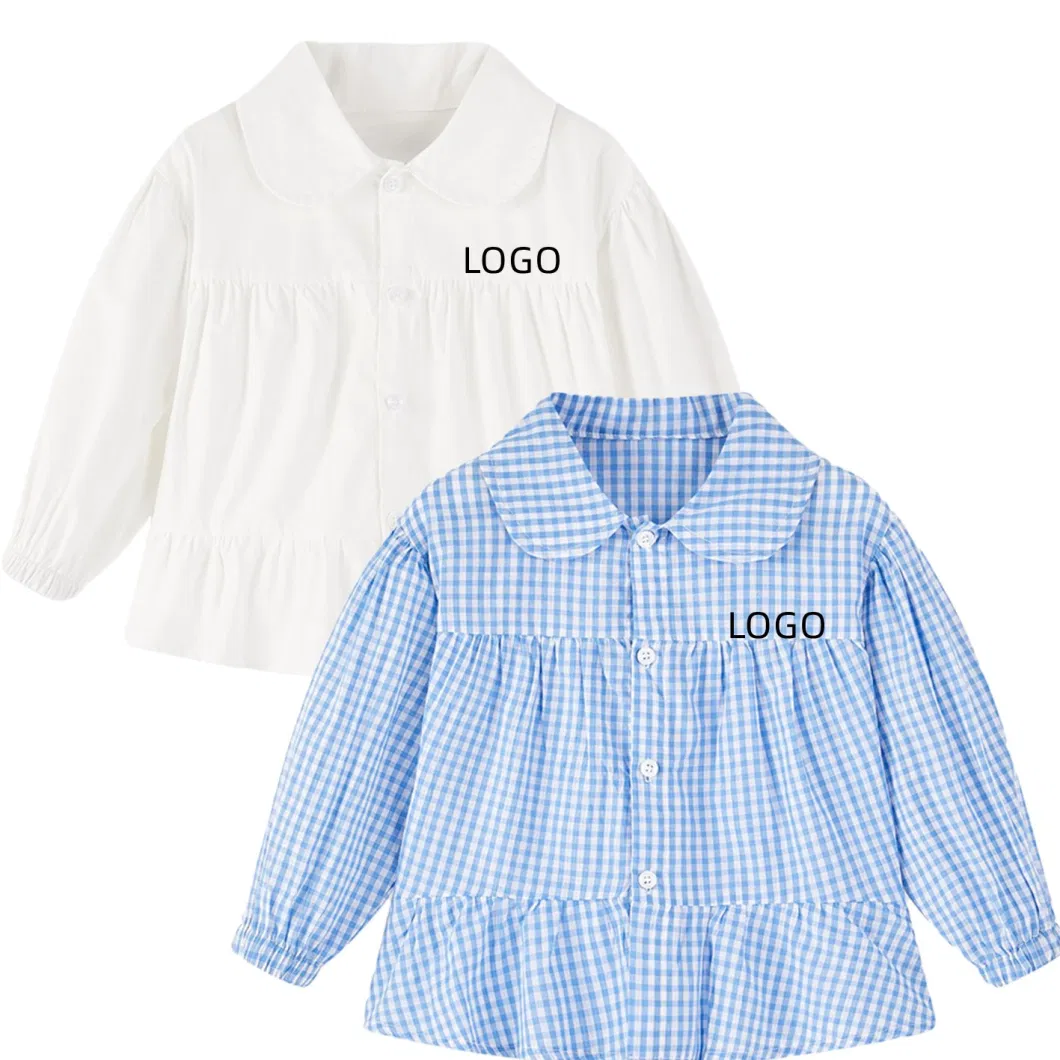 New Arrival Latest Design Comfortable Long Sleeve Children Girls Shirts