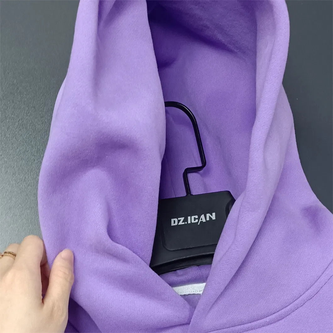 Custom Oversized Blank Hoodies Sweatshirts Men Heavy Logo Puff Print Hoody Logo Wholesale Plain Hoodies Heavyweight Streetwear Clothing Unisex Cropped Hoodies