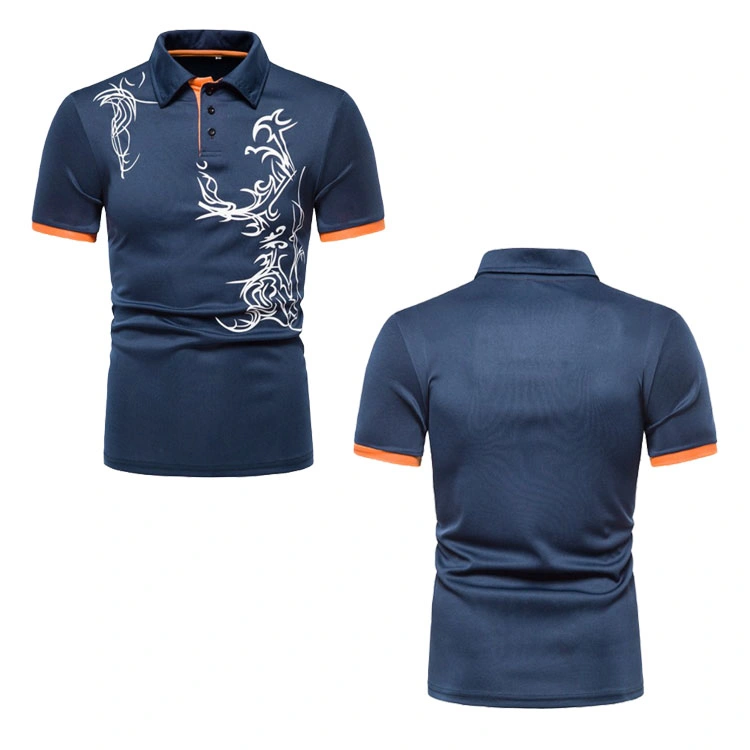 Wholesale Men Clothing Golf Polo T Shirt Mesh Polyester Quick Dry Polo Shirt