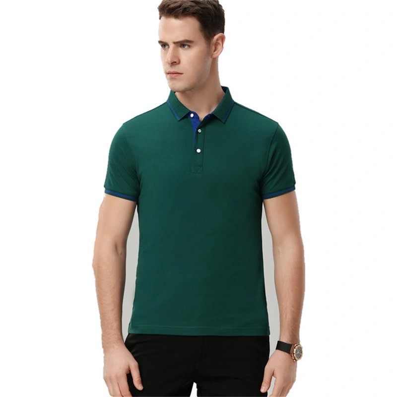 Wholesale Price OEM Service Custom 220 Gram 100% Cotton Pique Mesh Spandex Summer Breathable Men Women Uniform Golf Printing Embroidery Logo Polo Shirt