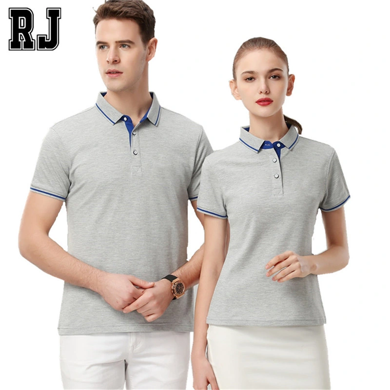 Wholesale Price OEM Service Custom 220 Gram 100% Cotton Pique Mesh Spandex Summer Breathable Men Women Uniform Golf Printing Embroidery Logo Polo Shirt