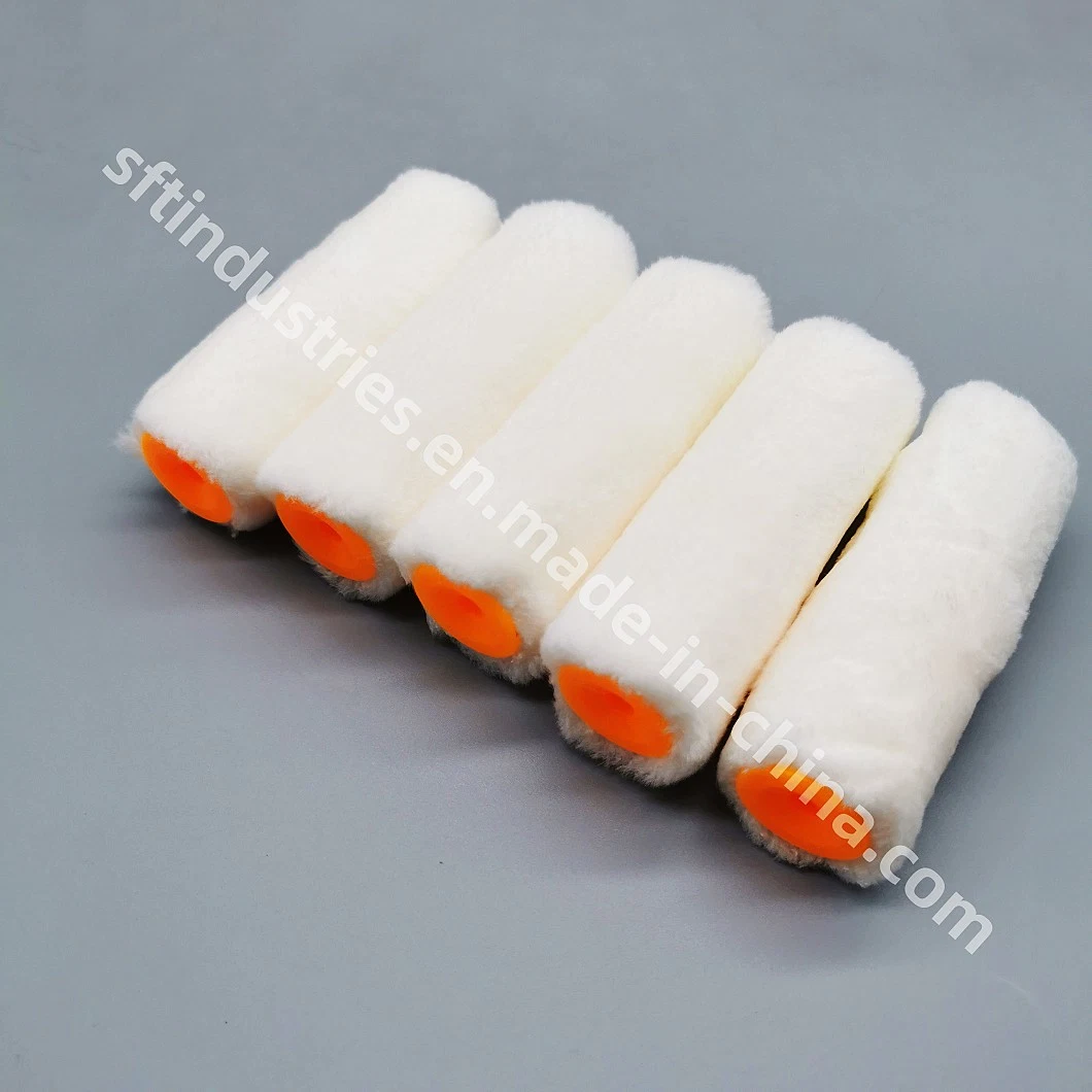 100mm White Color Wool Roller Mini Roller Sleeves for Epoxy Painting