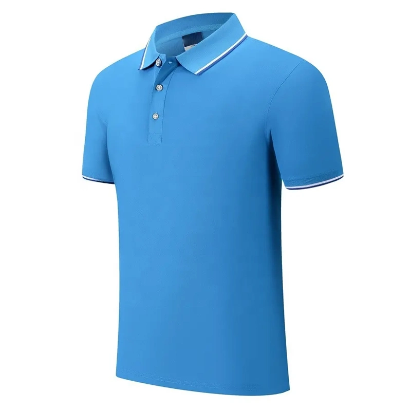 OEM/ODM Men Polo Shirt Blank Short Sleeved 100% Cotton Pique High Quality Mens Polo Shirts