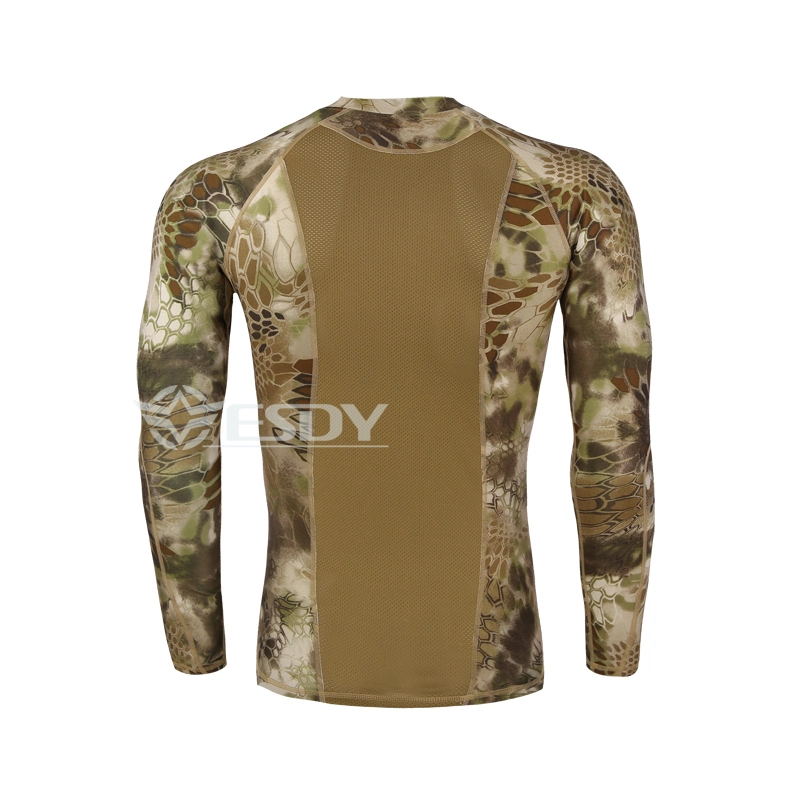 Tactical Quick-Drying Long Sleeve Shirt Combat Military Shirt Camouflage