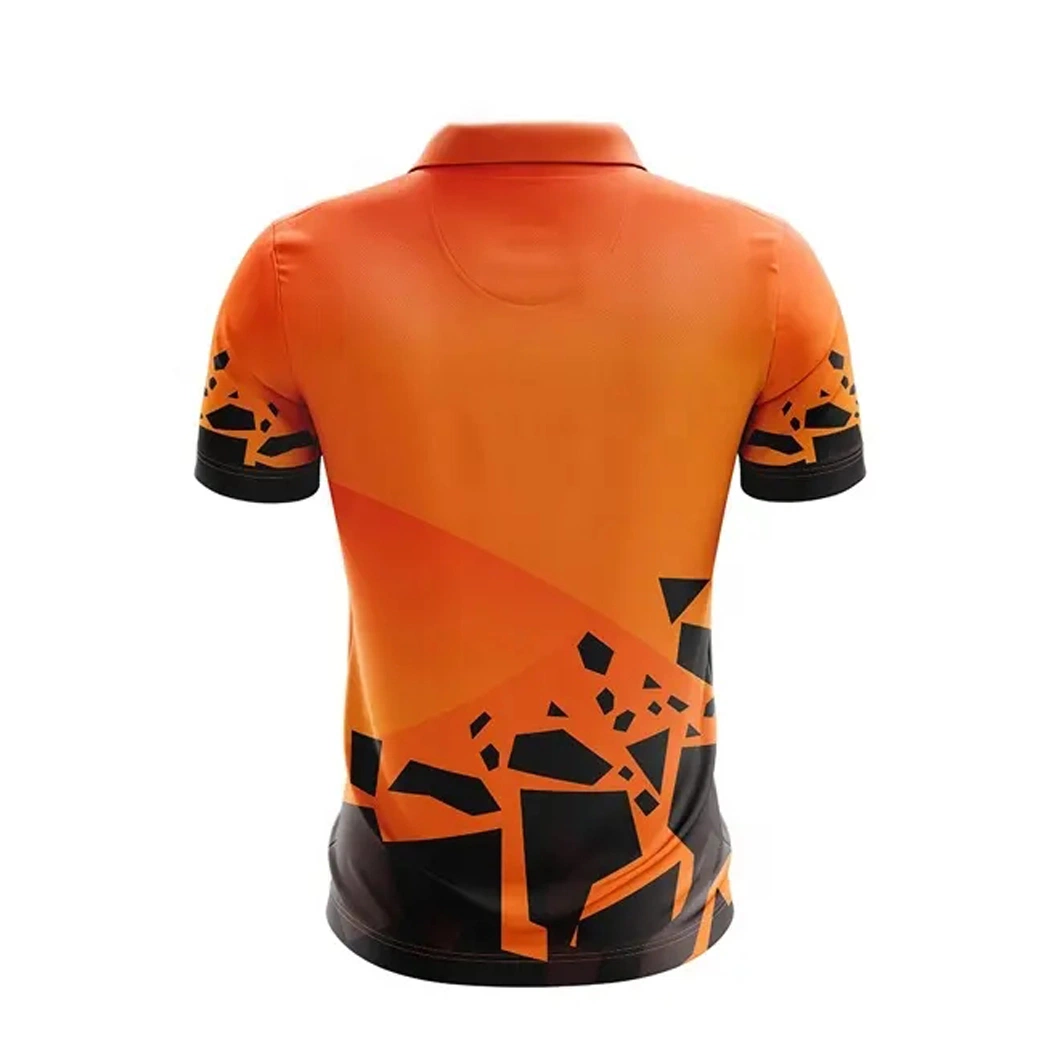 Running Jersey Sublimated Custom T-Shirts 100% Polyester Sublimation Polo Shirt