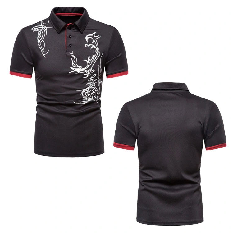 Wholesale Men Clothing Golf Polo T Shirt Mesh Polyester Quick Dry Polo Shirt